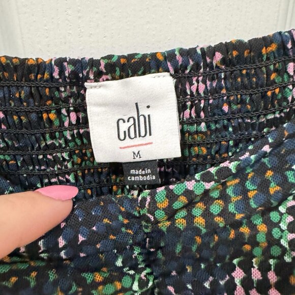 Womens Cabi Elaine Dress #4214 Black Pattern Medium M MSRP $130 Spring Summer - Picture 4 of 13